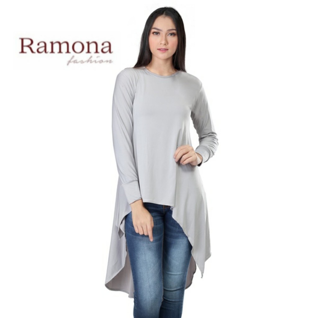 Dress Jersey Casual Wanita - Original Ramona Fashion