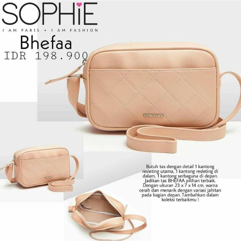 TAS BHEFAA SOPHIE MARTIN PARIS PROMO SELEMPANG WANITA WOMAN BAG