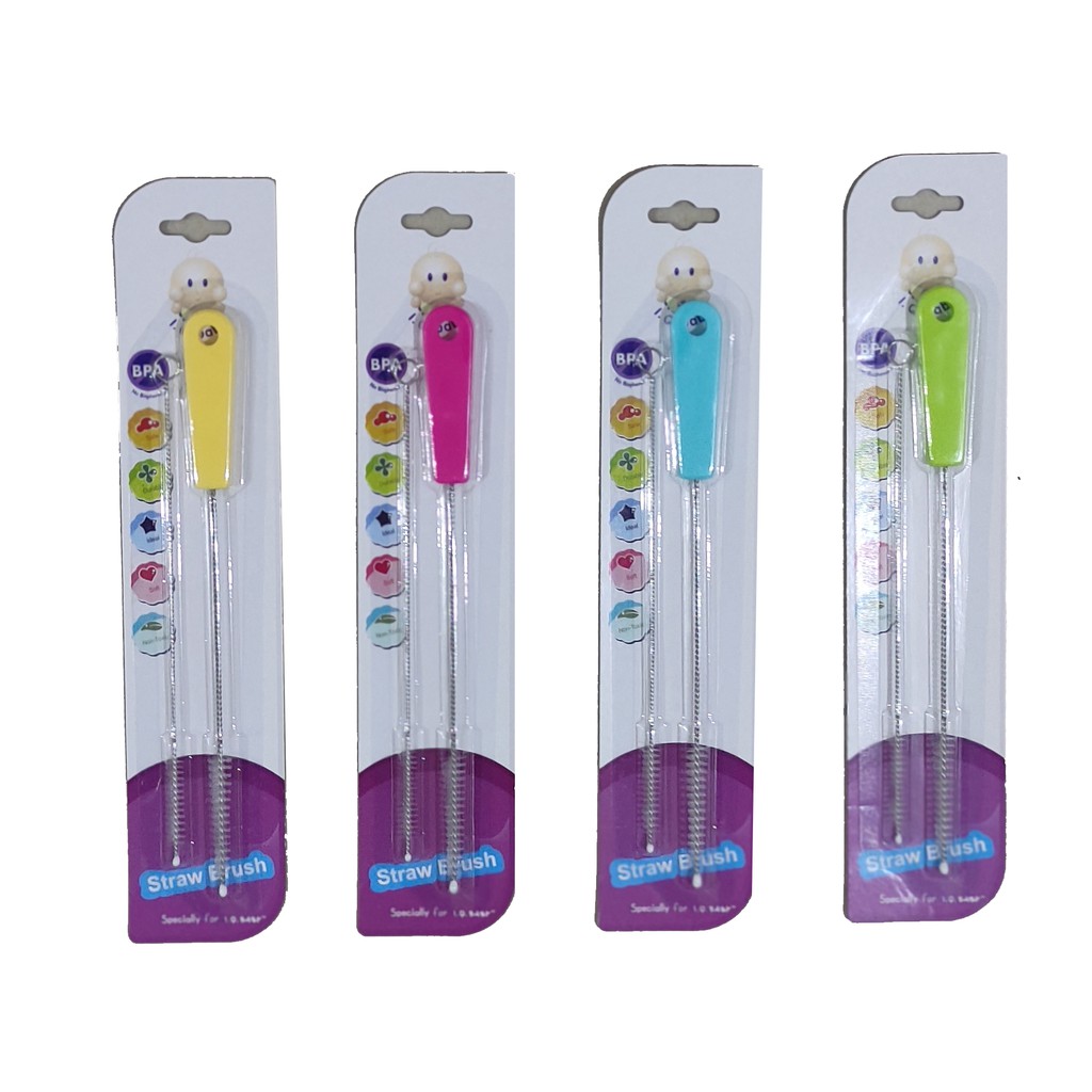 IQ Baby Straw Brush Set - Sikat Sedotan isi 2