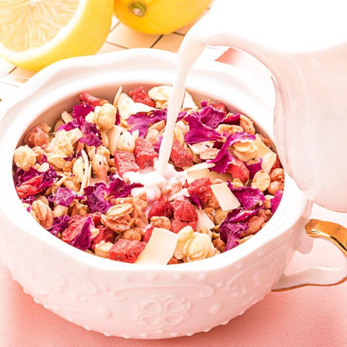 

Model Baru Yogurt fruit cereal oatmeal /Ocak Oatmeal / sereal / sereal buah sehat;