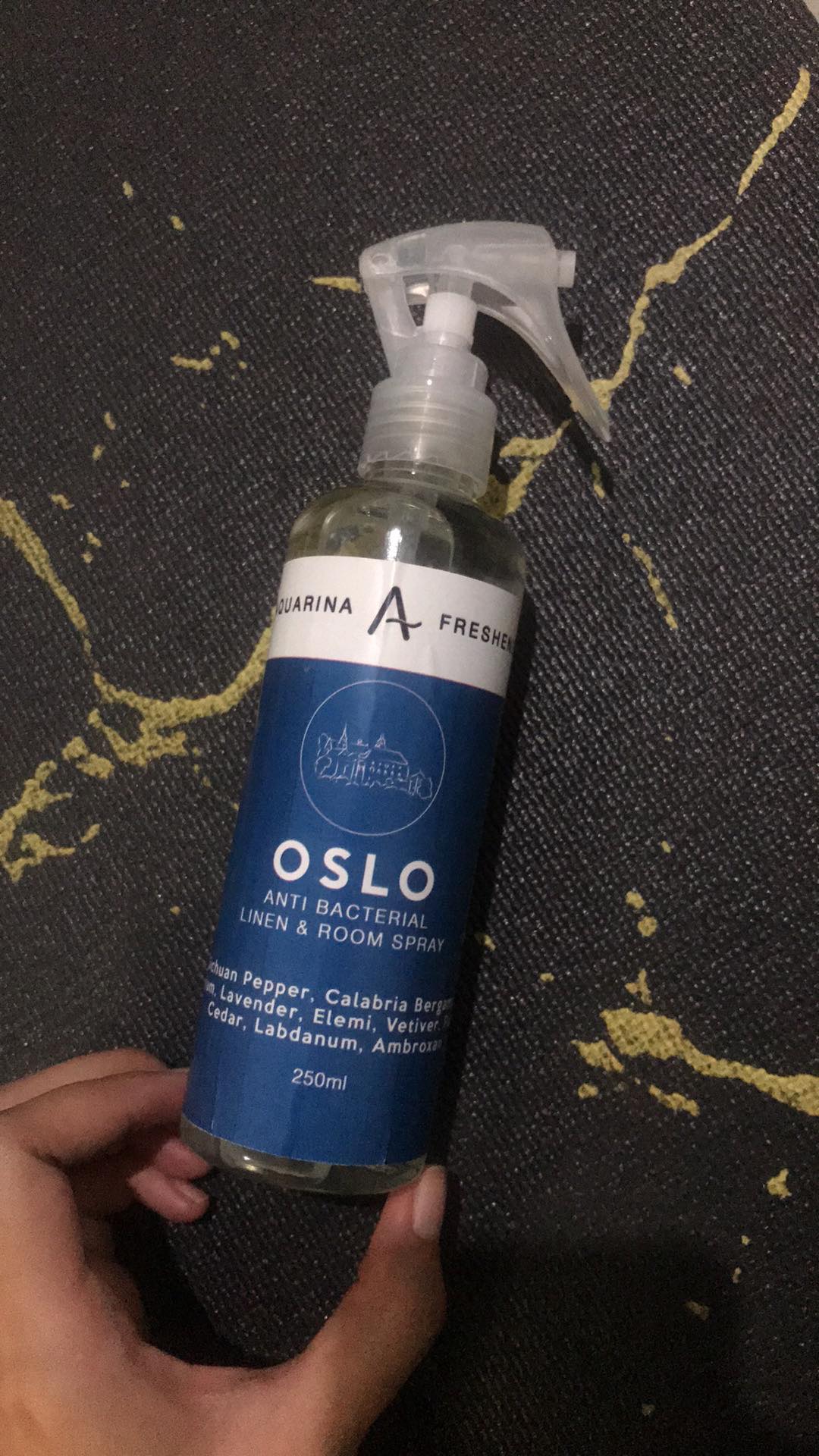 Aquarina Linen Spray Room Fabric Freshener Anti Bacterial Premium Pewangi Pakaian Parfum Ruangan