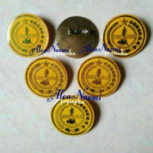 Tanda topi pramuka penegak putri resin fiber