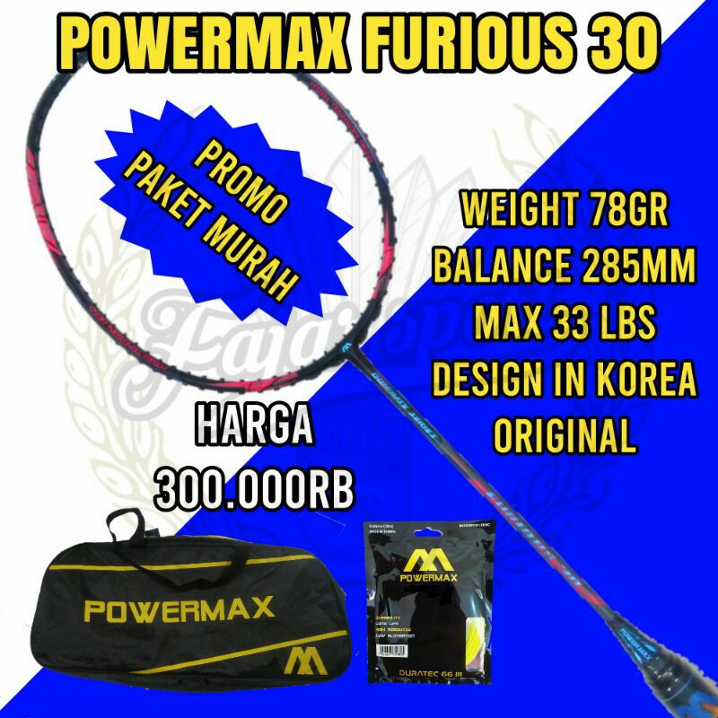 Raket Badminton Powermax Furious 30
