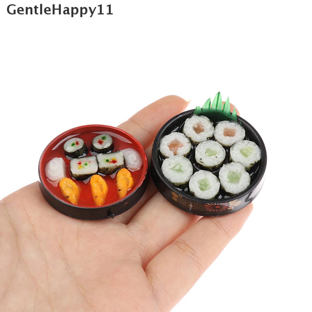 Gentlehappy Dollhouse Miniatur Janpanese Sushi Rice Untuk Dekorasi Rumah Boneka Pretend food