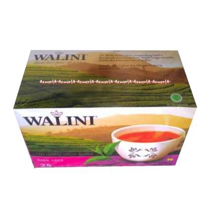 Walini Black Tea Classic Lychee Flavour 25bag Teh Hitam Walini Rasa Leci Teh Walinni Blacktea Lecy Tea