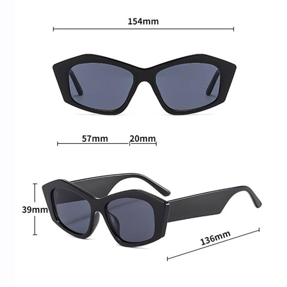 Mxbeauty Polygon Sunglasses Vintage Vision Care Polygon Kacamata Bingkai UV400 Wanita Eyewear