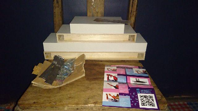 Set Rak Ambalan Dinding Minimalis 2 Pcs Uk. 20,30 Cm