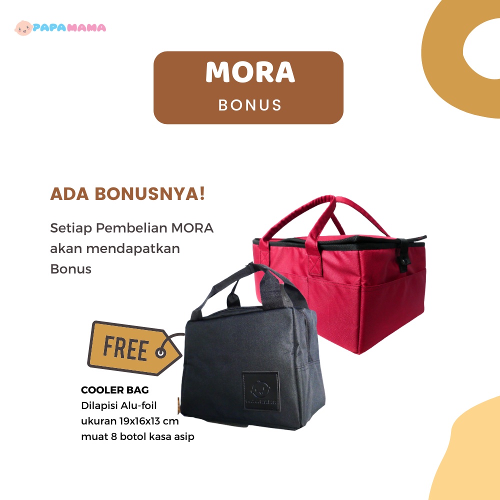 Papamama 1010 Mora Multi Purpose Portable Caddy Bag Tas Perlengkapan Bayi