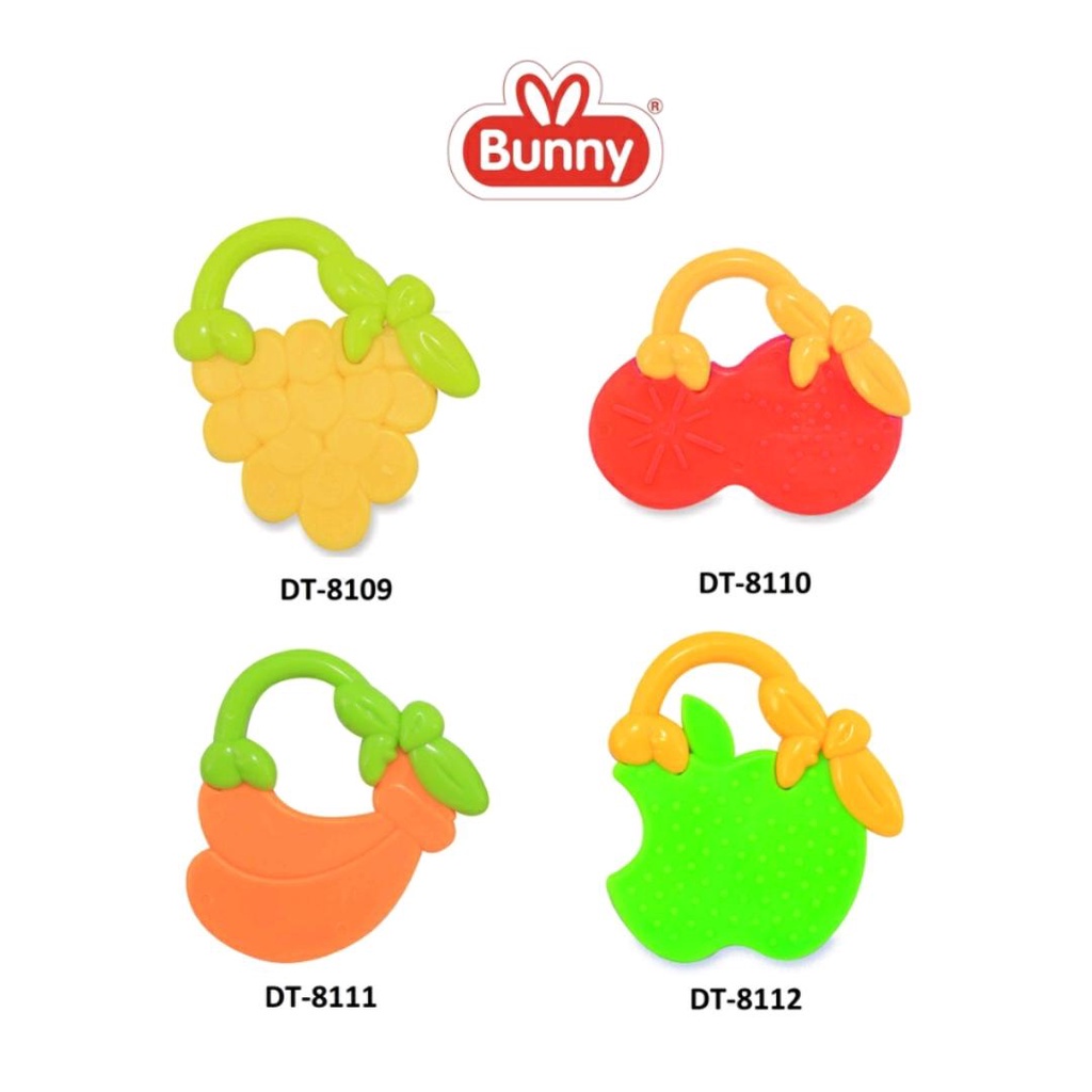 LUSTYBUNNY CHEW TOY SILICONE TEETHER / GIGITAN BAYI