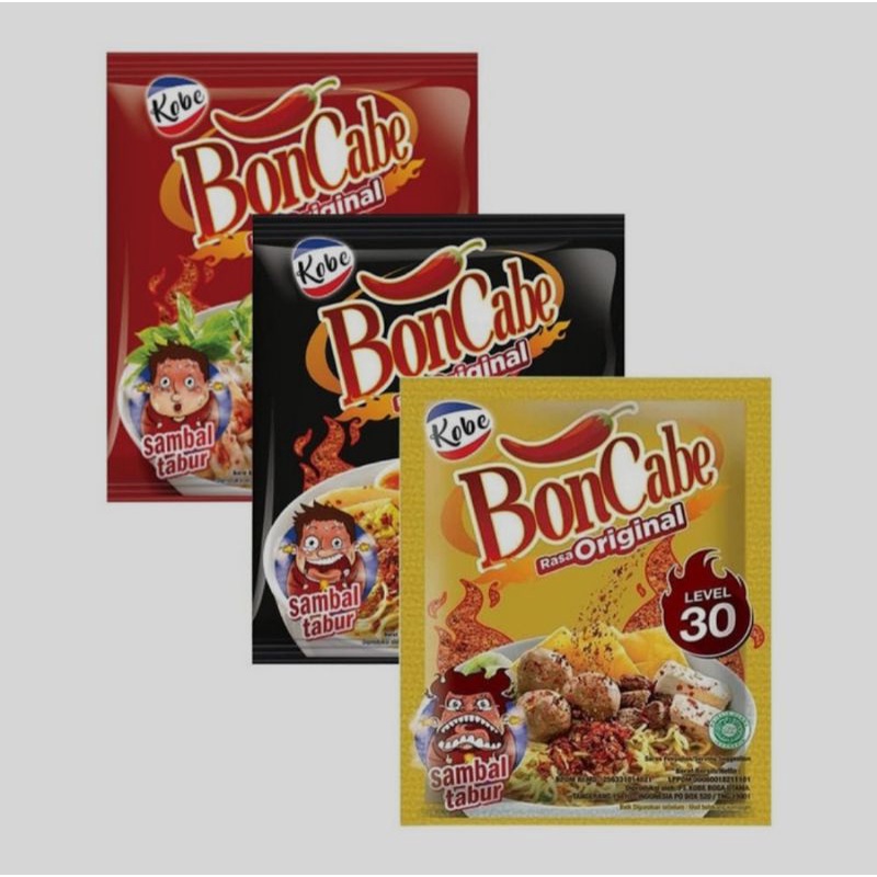 

Kobe Bon Cabe Sambal Tabur Sachet isi 12 sachet/rtg
