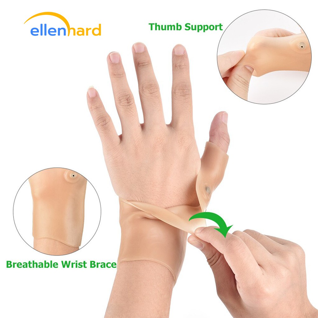 Sarung Tangan Silikon Alat Terapi Jari Tangan Sendi Magnetik Tenosynovitis Pain Relief