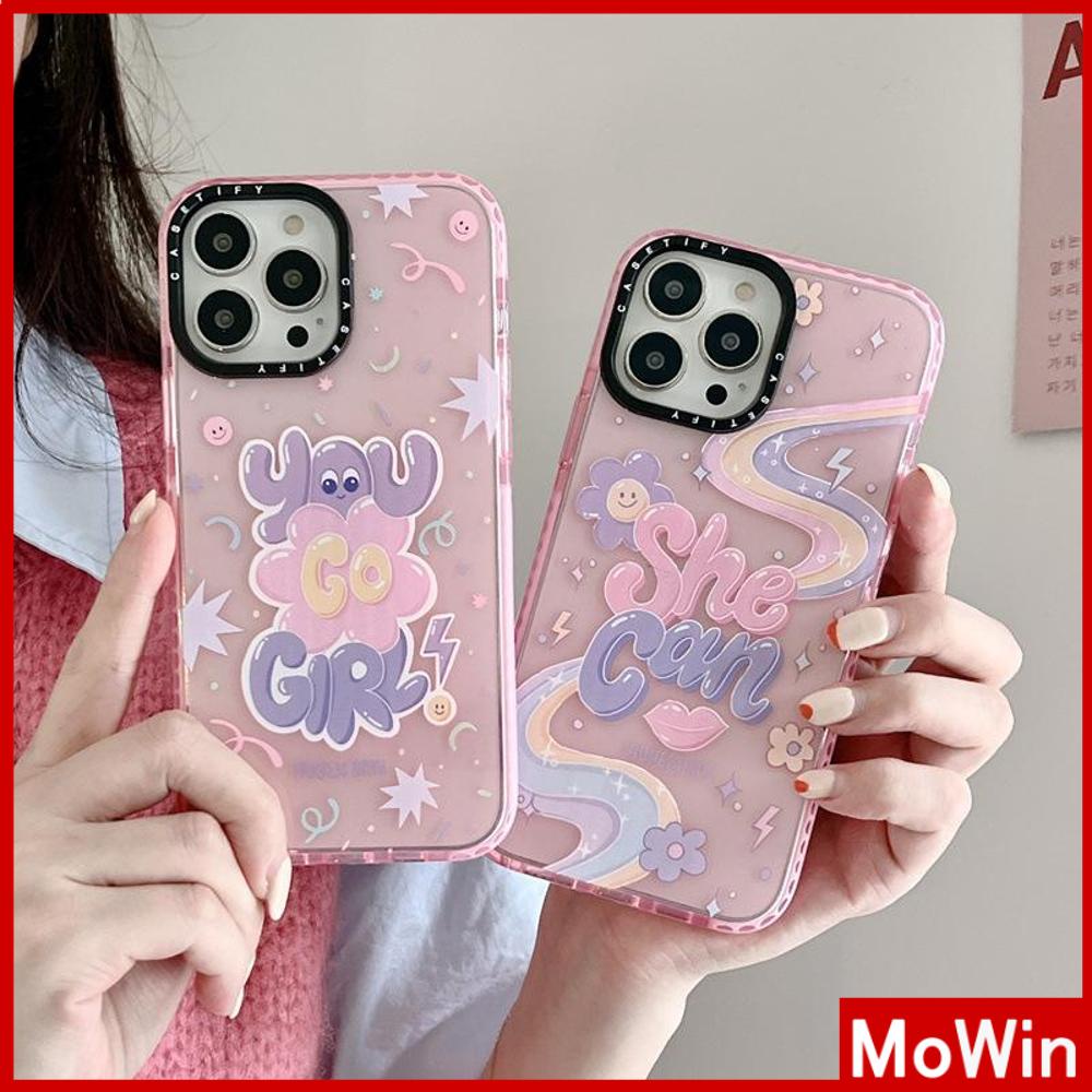 iPhone Case Silicone Soft Case Fluorescent Color Thickened Shockproof Protection Camera Pink Cute Cartoon Compatible For iPhone 11 iPhone 13 Pro Max iPhone 12 Pro Max iPhone 7 Plus