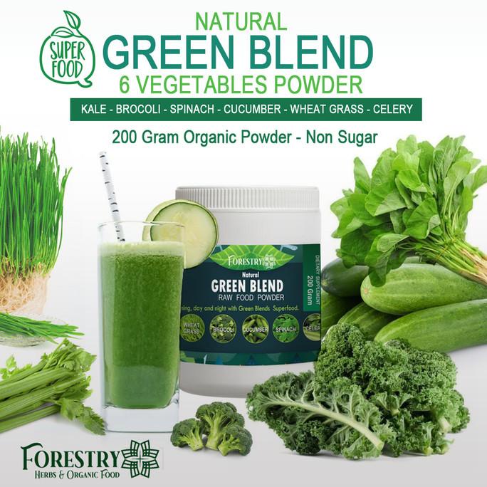 

Superfood Raw Green Vegetable Powder 200Gr Suplemen Sayuran Aojiru