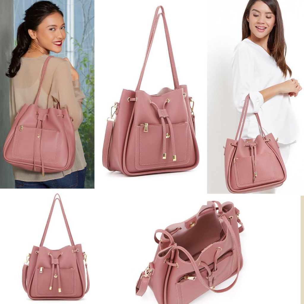 Tas shoulder serut pink sophie martin paris T5258P pixan bag