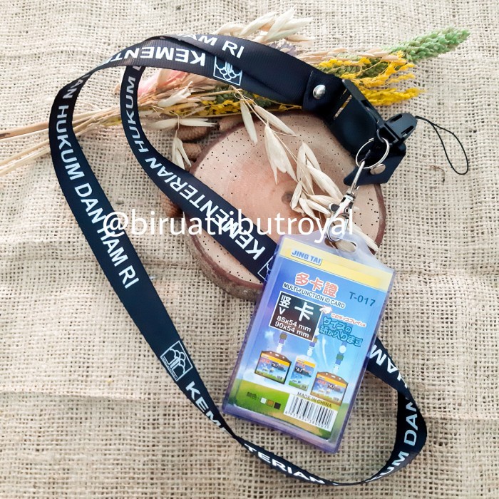 

Eklusif Tali Id Card Kumham Bening Hitam - Kemenkumham Gilaa!!!