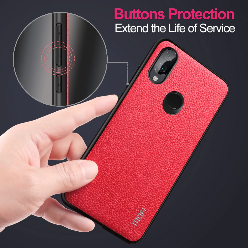 Xiaomi Redmi Note 7 / Pro MOFi Leather Silicone Case Cover Original