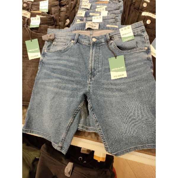 PULL&Bear Celana Pendek Pria Denim Pria Bestseller