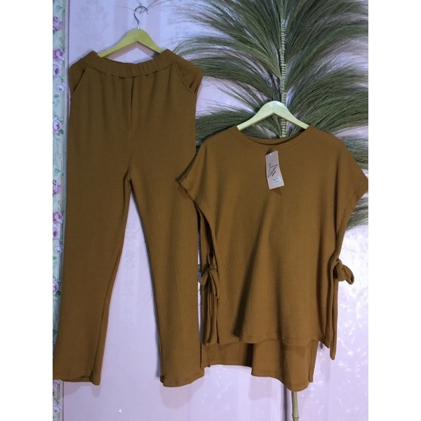 setelan celana vest by clarke