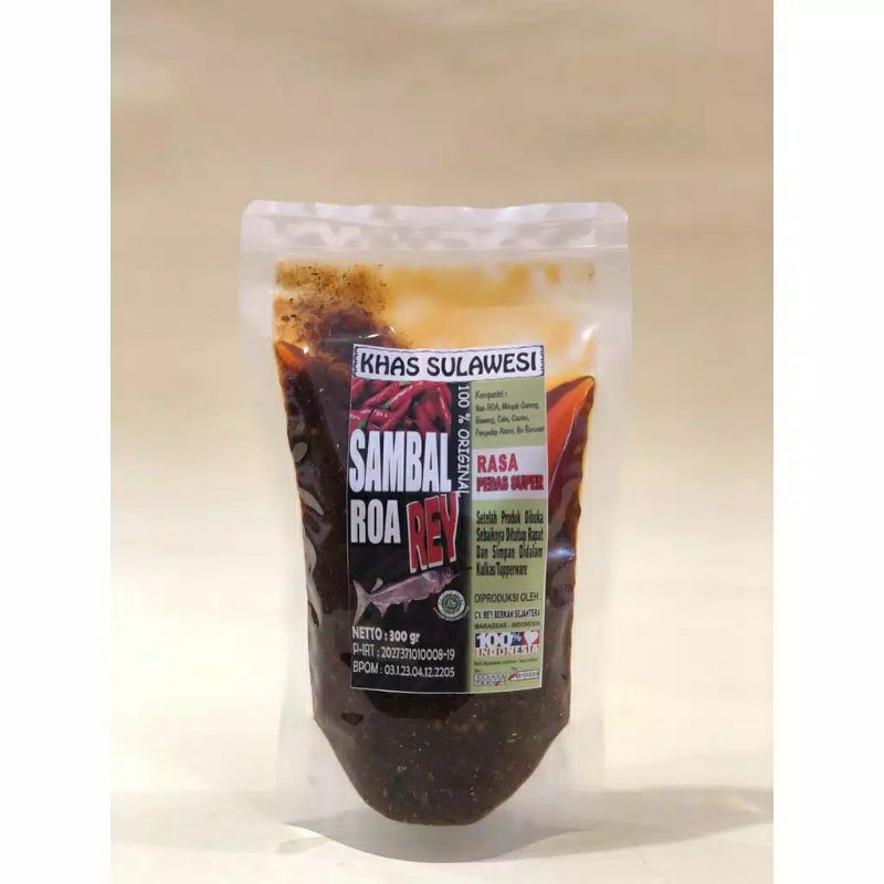 

Sambal Roa Rey oleh oleh makassar