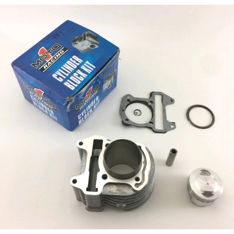 blok piston moto 1 racing bore up set 130 54.5 kvy honda beat spacy karbu