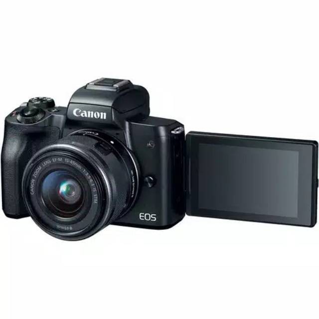 Canon EOS M50 Mirrorless Digital Camera With Lens 15-45mm