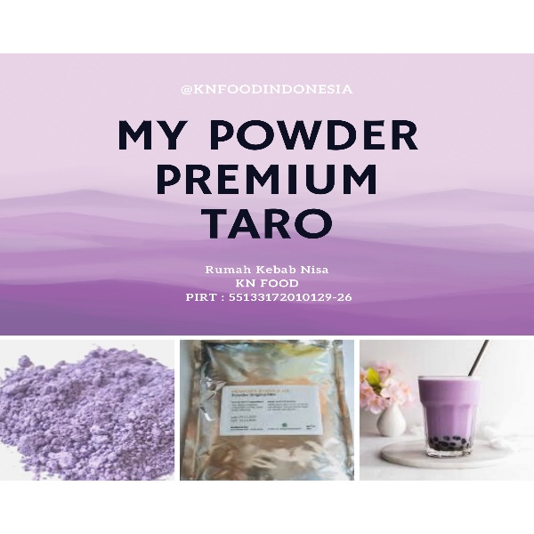 

Powder Taro Premium 1kg-Bubuk Minuman Rasa Taro