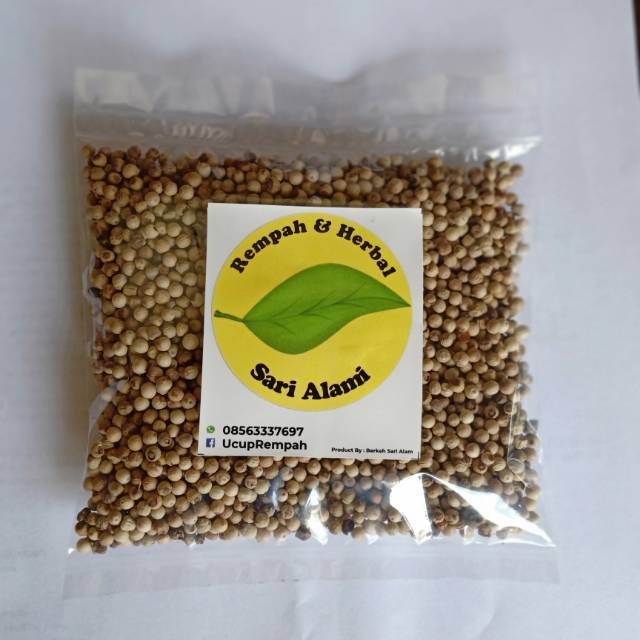 

Lada putih murah kemasan 100gram