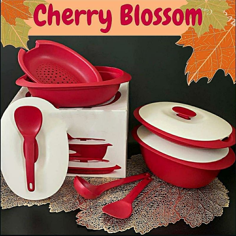 Cherry Blossom tupperware / wadah sayuran tuppwr