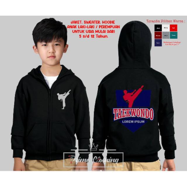 JAKET HOODIE ANAK TAEKWONDO
