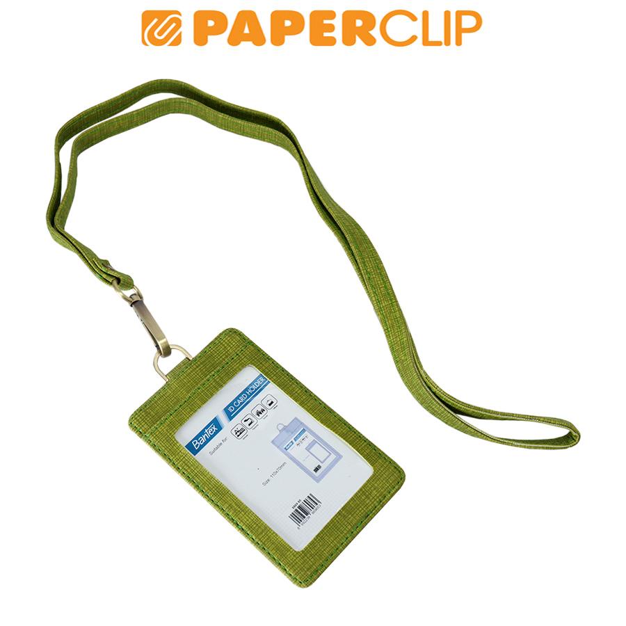 

ID CARD BANTEX LEATHER 8869 PORTRAIT + LANYARD 65 LIME