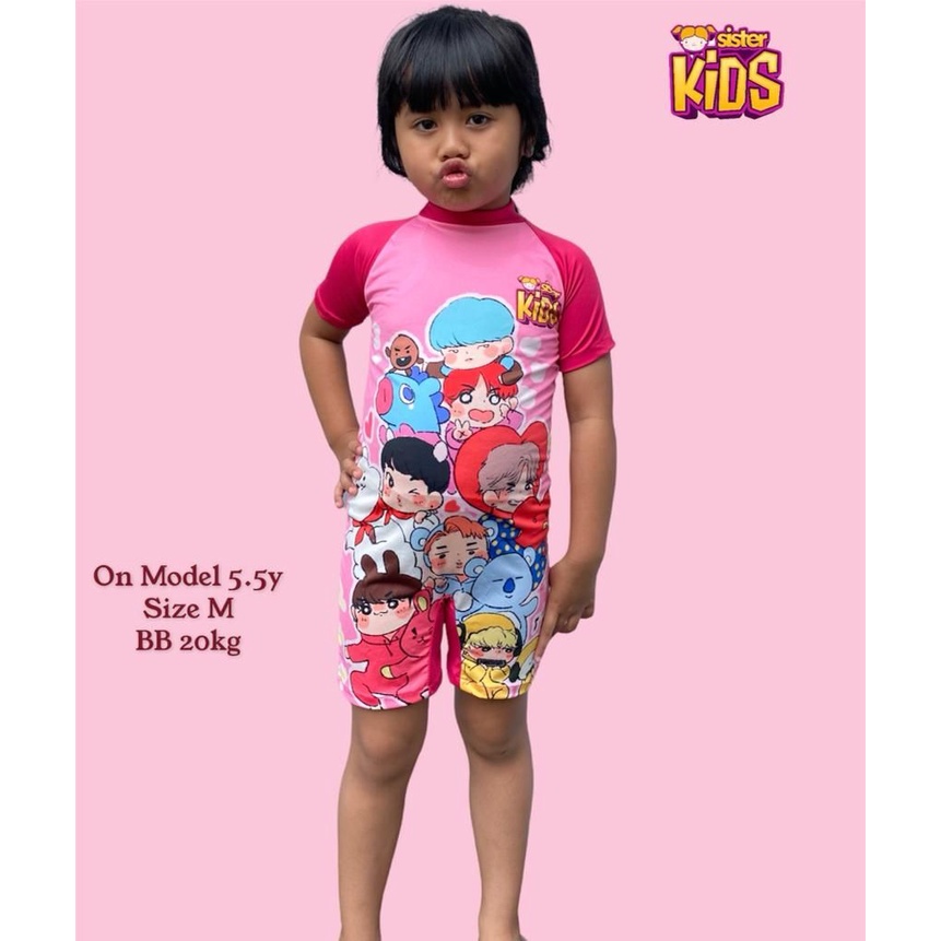 BAJU RENANG PENDEK - BTS