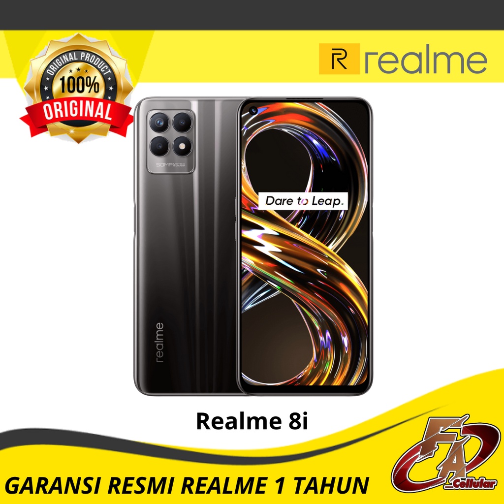 Realme 8i 4/64 - Garansi Resmi Realme Indonesia