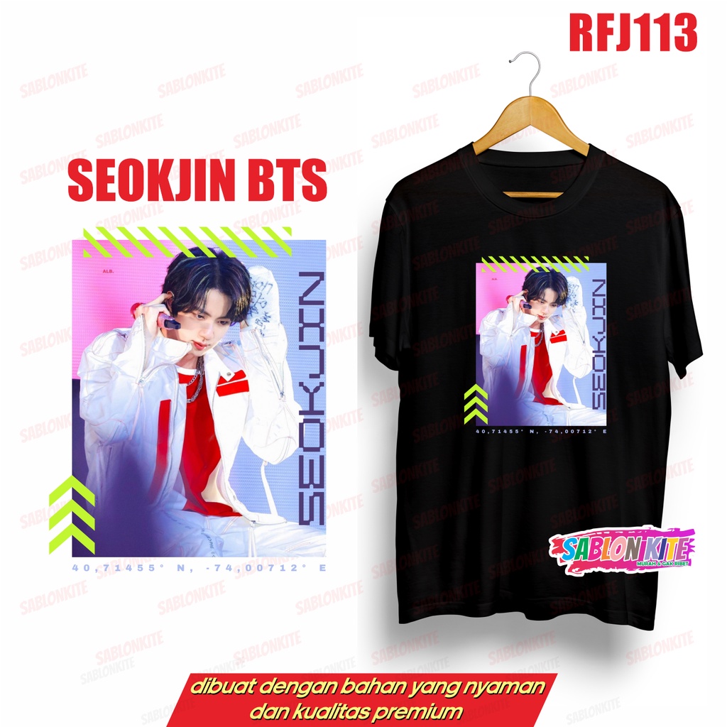 MURAH!!! KAOS KPOP SEOKJIN JIN KPOP RFJ113 UNISEX