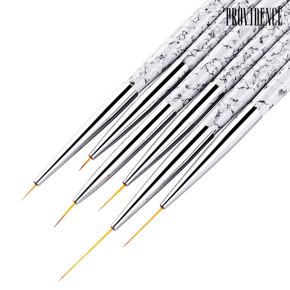 Providence 3Pcs Nail Art Drawing Pen Brush Painting Flower UV Gel Polish Manicure Tools Set