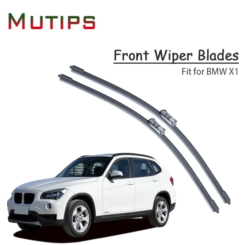 1 Set Karet Wiper Kaca Depan Mobil Untuk BMW X1 F48 E84 X1 Series 2017 2016-2009