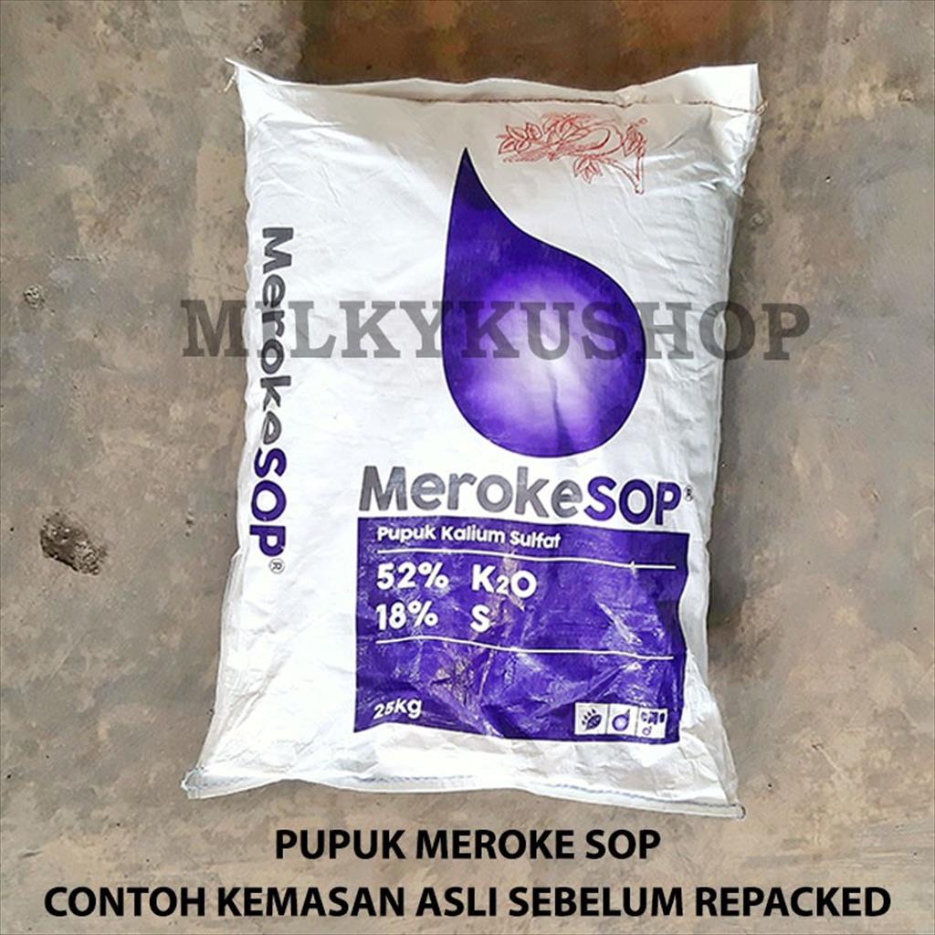 PUPUK MEROKE SOP 1 KG KEMASAN REPACK KALIUM SULFAT ZK HIDROPONIK