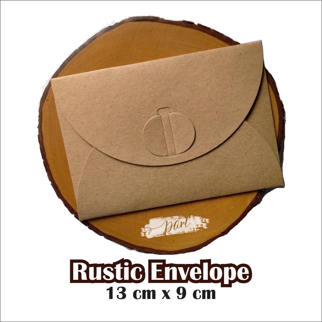 

Amplop Rustic Uk. 13 cm x 9 cm