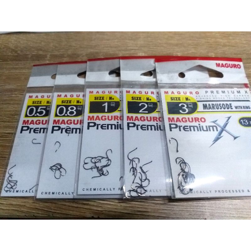 kail pancing maguro X Premium MARUSODE Ring No 0.5 s/d 12|Micro fishing|nila|ikanmas
