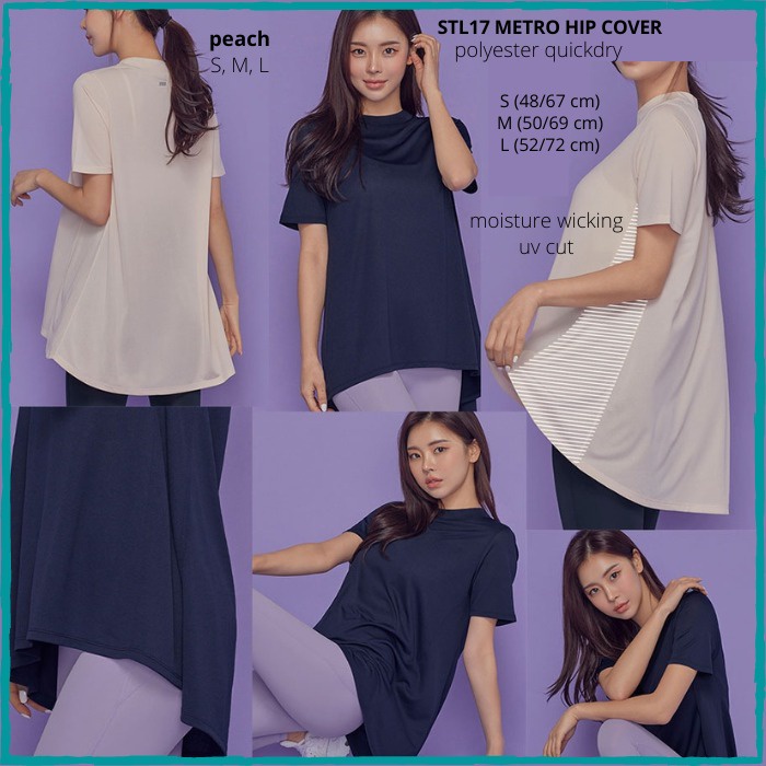 Kaos Wanita Stl17 Metro Hip Cover