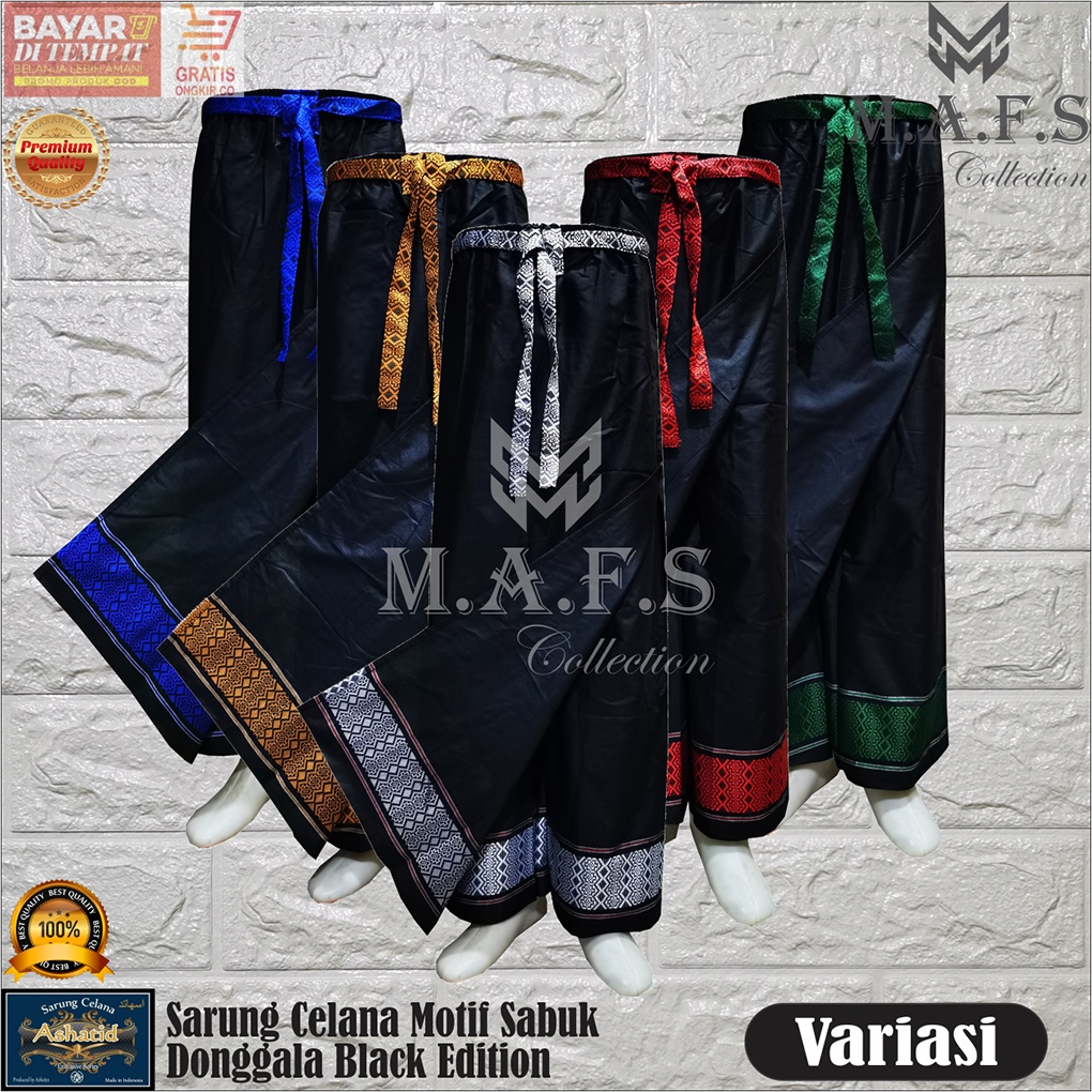 SARUNG CELANA ANAK &amp; REMAJA MOTIF BLACK SERIES 3 - 15 Tahun