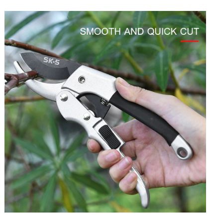 [Toserba_Emak] - Gunting Taman Ranting Tumbuhan Bunga Garden Pruning Shear Scissors - Silver