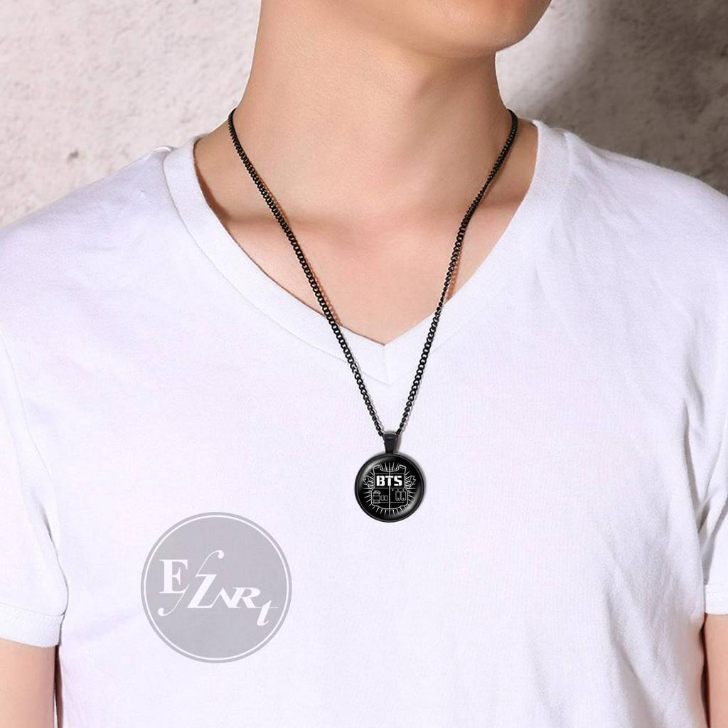 KALUNG BTS ARMY KPOP RM JIN SUGA J-HOPE JIMIN V JUNGKOOK RANTAI HITAM