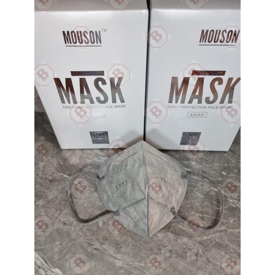 Masker KN95 Mouson 1 box isi 50 pcs Ready Stock