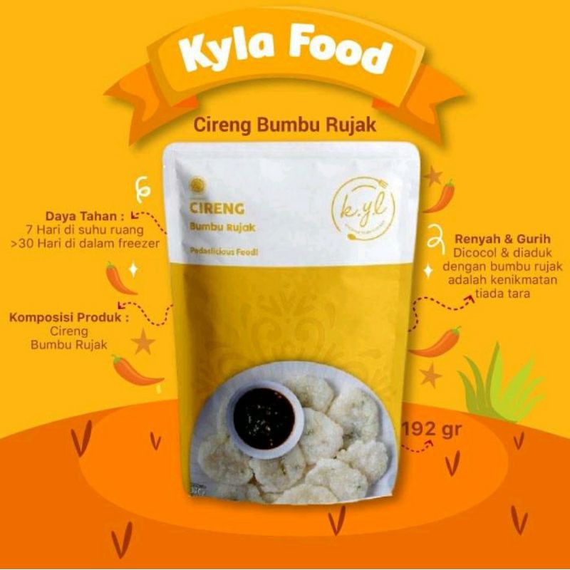 

Kyla Food - Cireng bumbu rujak / kylafood / cemilan instan / cireng bandung / makanan cemilan