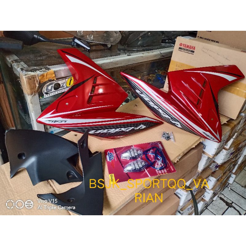 Sayap mini new vixion +sein sayap tangki new vixion nvy nva 2013/2018
