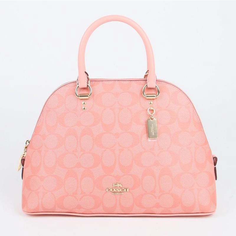 COACH KATY SATCHEL IN SIGNATURE CANVAS (F2558)