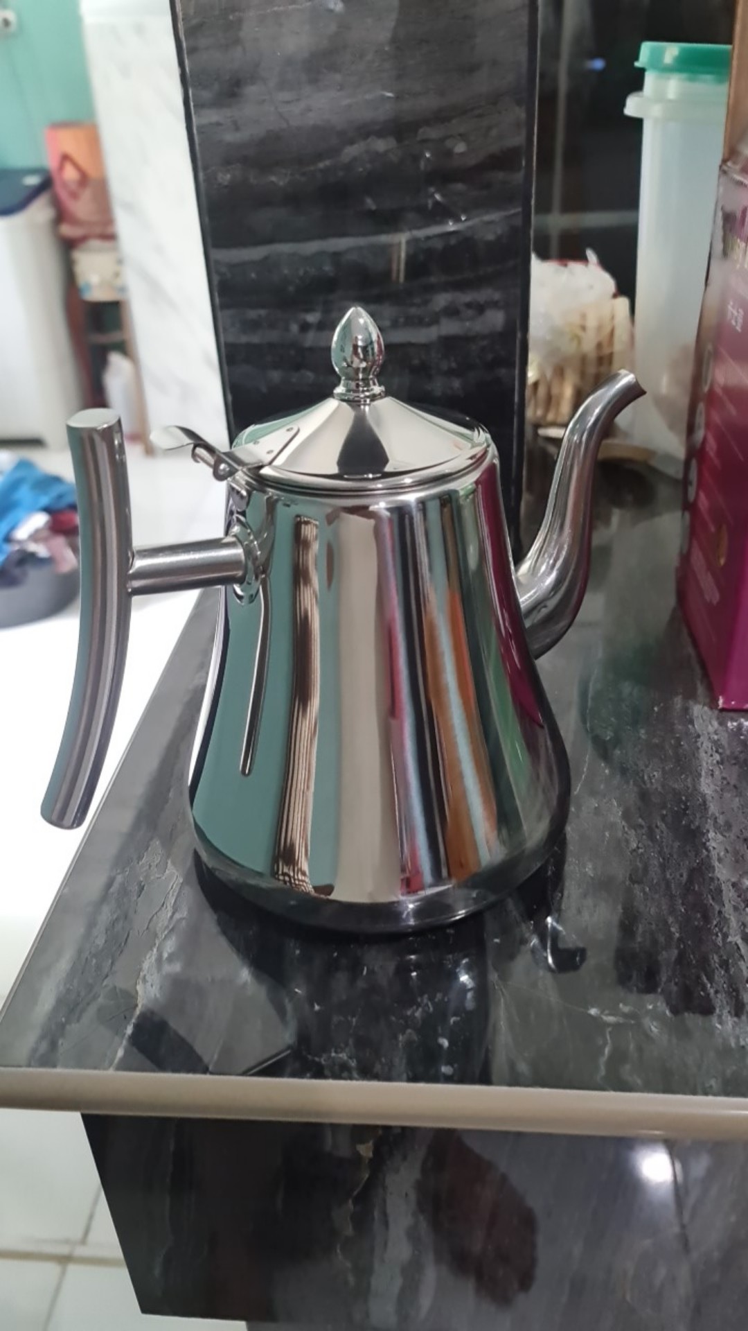 Teko Classy Kettle  Teko Teh Dan Kopi Stainless Steel Golden Horse