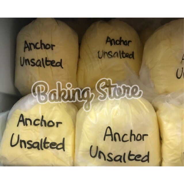 Anchor Pure New Zealand Unsalted Butter 1kg - GOSEND/GRAB ONLY!