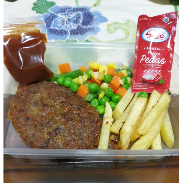 Steak Sapi Double Beef ala Rumahan (Frozen)