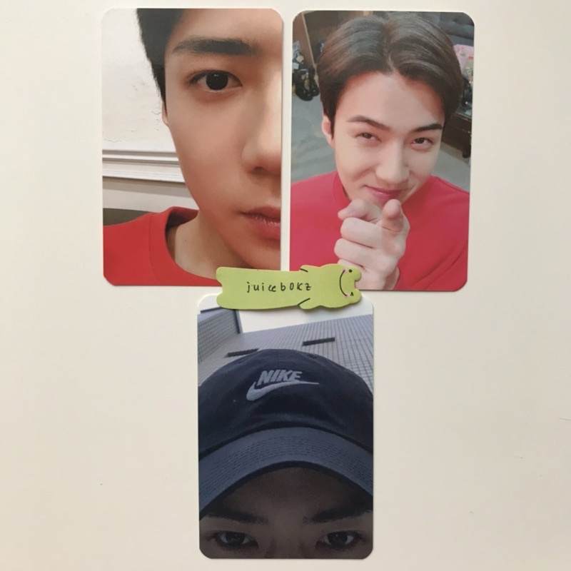 PC Sehun Exo What A Life album photocard wal setengah nunjuk jidat jual murah